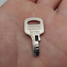 5x Abus 55/25 KB Padlock Key Blanks #90130 Nickel Plated picture