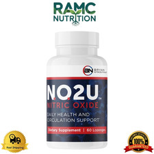NO2U Bryan NITRICEUTICALS Nitric Oxide Supplements 60 Vegan Lozenges picture