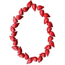 Red Resin Plastic Tribal Chief Ula Fala Necklace for Roman Reigns Costume picture