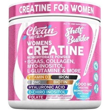 Women’s Creatine Powder BCAAs, w/ Collagen, Inositol – Clean Nutra Shelf Builder picture