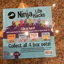 Ninja Life Hacks Growth Mindset Illustrated Box Set by Mary Nhin Ages 4-8 picture