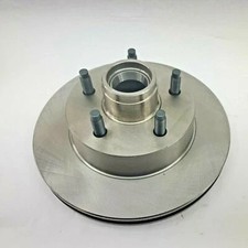 TRQ -BRA74059 DISC BRAKE ROTOR TRQ Rear Brake Rotors w/ Hub & Studs picture