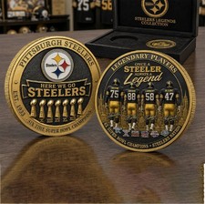 Pittsburgh Steelers Legends Collection Commemorative Gold Plated Coin picture