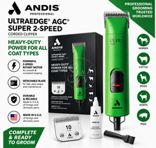 Andis UltraEdge AGC2 Professional Dog Pet Grooming Clipper 2-Speed Detachable Bl picture