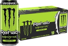 Monster Rehab Green Tea Energy Drink 15.5 Ounce Caffeine Energy Supplement picture