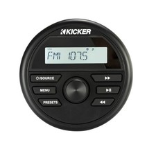 Kicker 46KMC2 Weather-Resistant Gauge-Style Media Center With Bluetooth picture