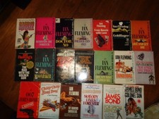 Full set JAMES BOND original Ian Fleming +COL. SUN John Gardner PB books =20 GUC picture