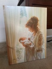 Sandra Kuck “God’s Gift” Artist Proof 1/10 A.P. Signed Canvas Print w/ COA 18x24 picture