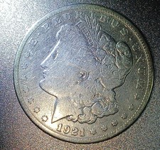 *1921-S Morgan Silver Dollar VF picture