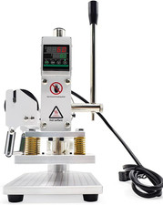 Upgraded Hot Foil Stamping Machine 5X7Cm 110V Digital Embossing Machine Manual T picture