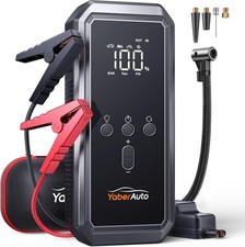 YaberAuto 9-in-1 Car Jump Starter with Air Compressor, 5500A picture