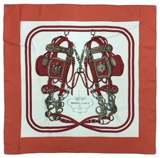 HERMES EGA BRIDES de GALA Carre 90 Silk 100% Scarf Multicolor/HE7102 picture