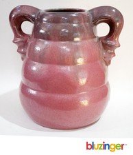 Massive FULPER 818L Large ART DECO Beehive Vintage Pottery Vase picture