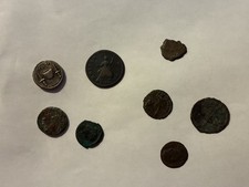 Collection Of 8 Genuine Roman Coins picture