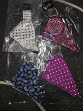 NWT 4-Pack Nordstrom Rack Assorted Silk Pocket Squares  picture