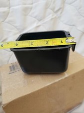 Small Cage Cup/ 1 1/2 cups/Chicken Feed and water cups, 12pcs Black. Made in USA picture