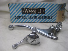 vintage England NOS W.E WASSELL CONTROL LEVER ASSEMBLY scooter motorcycle part picture
