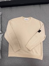 stone island garment dued cotton fleece crewneck picture