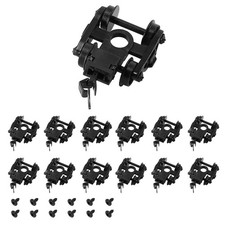 12pcs N Scale 1:160 Roller Bearing Truck Coupler Plastic Wheels Screw picture