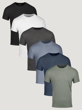 NEW Fresh Clean Threads Best Sellers Crew 6-Pack -  Regular - Choose Size picture