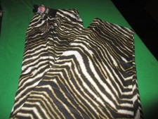 NWT ZUBAZ NFL NEW ORLEANS SAINTS UNISEX PANTS GOLD/BLACK/WHITE MEDIUM picture