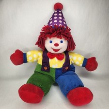 Vintage 2005 Gymboree Gymbo Clown Plush Doll 19