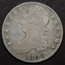 1808 50c Capped Bust Half Dollar - Fine picture