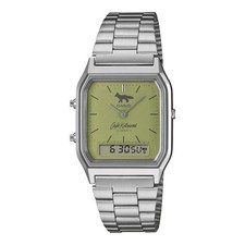 Casio x Cafe Kitsune AQ-230ECK-3ACR Matcha Green Limited Edition Watch NEW picture
