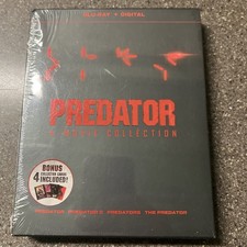 PREDATOR 4-Movie Collection Blu-ray + Digital Boxed Set with cards L@@K picture