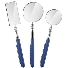 3 Pieces Telescoping Inspection Mirror Stainless Steel Extendable Mechanic Mirro picture