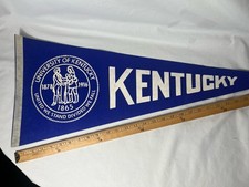 Vtg university of Kentucky full-size pennant Nos picture