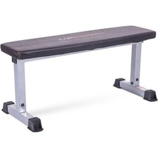 CAP Strength Flat Utility Weight Bench 600 lb Capacity Home Gym Gray Steel picture