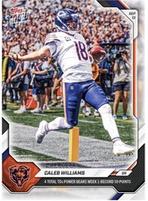 2026 Topps Now NFL #11 Caleb Williams Chicago Bears - PRESALE picture