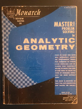 1963 Monarch Review Notes in Master Problem Solving in Analytic Geometry picture