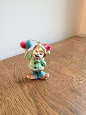 1983 Vintage Clown Ornament with Balloons – Made in Hong Kong Circus Decor picture