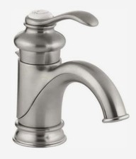 KOHLER K-12182-BN Fairfax Single Control Lavatory Faucet, Brushed Nickel picture