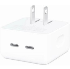 Genuine Apple 35W Dual USB-C Port Compact Power Adapter MNWM3AM/A A2571 picture