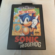 Rare Vintage Sonic the Hedgehog (Sega Genesis, 1991) Tested Cib 4/1 picture