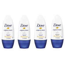 Dove Original Clean Roll on Deodorant, Aluminum Free, All Day Odor Protection, 4 picture