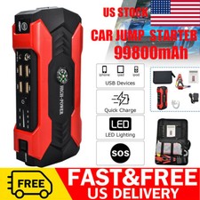 100000mAh Car Jump Starter Portable USB Power Bank Battery Booster Clamp 600A picture