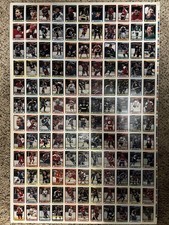 Wayne Gretzky Assist Error Full 1990-91 O-Pee-Chee NHL 4 Complete Uncut Sheets picture