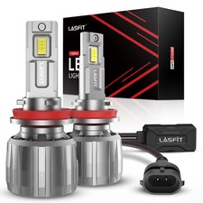 Lasfit H11 LED Headlight Low Beam Bulbs Conversion kit 6000K White Super Bright picture