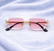 Pink Moissanite glasses GRA certified    picture