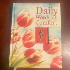 Daily Words Of Comfort Hardcover Devotional Cristian Spiritual Inspirational picture