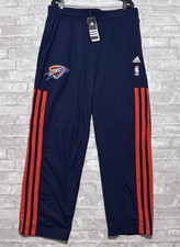 NWT Adidas NBA OKC Oklahoma City Thunder On-Court Warm Up Pants Mens Size XL picture