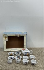 VTG Schylling Winnie the Pooh & Friends 12Pc Mini China Tea Set - Brand New Read picture