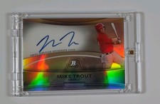 2010 Bowman Platinum - ON CARD Autograph Refractor Mike Trout #BPA-MT (AU, RC) picture