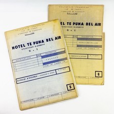 1973 Architectural Blueprints Hotel Te Puna Bel Air Tahiti French Polynesia picture