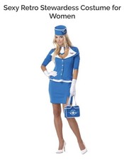 California Costumes Retro Stewardess picture