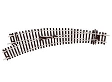 Peco ST-245 HO Scale Code 100 Curved Double-Radius Turnout - Setrack picture